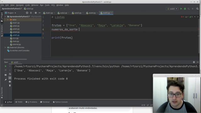 Aula 9 - Trabalhando com Listas - Python смотреть онлайн