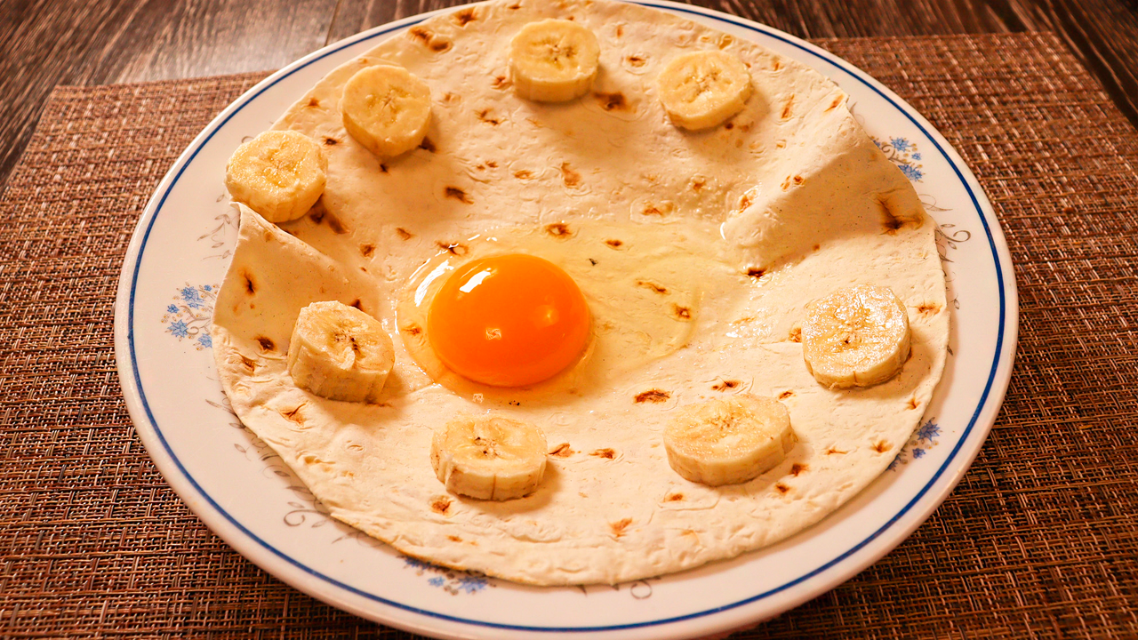 Беру лаваш и яйцо. Это так просто а так вкусно на завтрак за 10 минут. смотреть онлайн