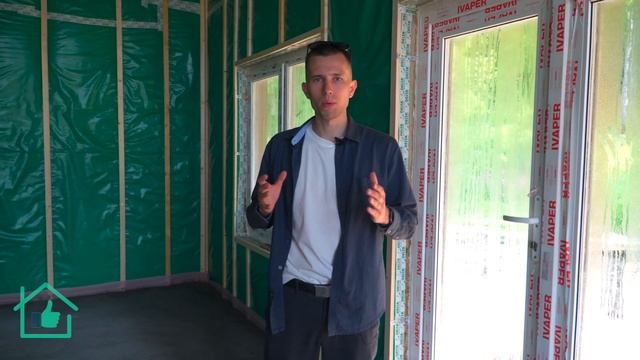 Одноэтажный дом: второй свет, зеркальные панорамные окна, теплые полы, большая терраса. смотреть онлайн