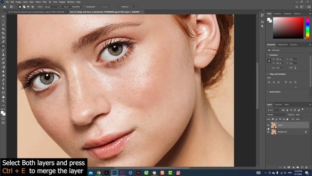 High Skin Retouching In Photoshop cc 2022 смотреть онлайн