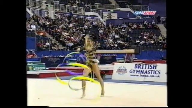 Yulia RASKINA (BLR) ribbon - 2000 World Cup final смотреть онлайн