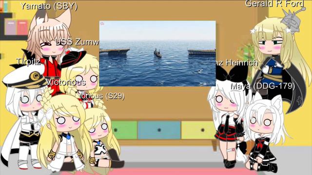 Azur Lane React to Hood vs Bismarck (GC/AL) смотреть онлайн