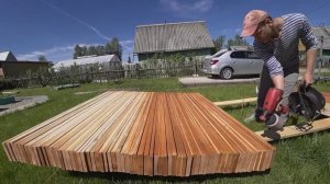 Дача? Дачные дела? Подготавливаем доски для забора?