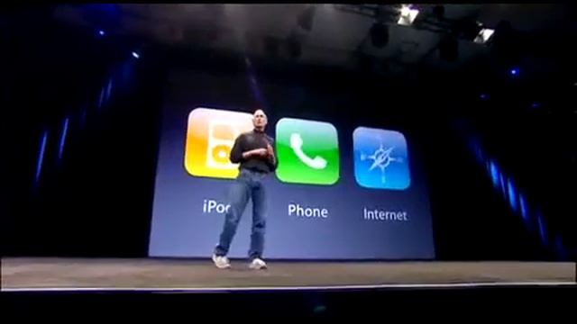 Apple iPhone 1G introduction by Steve Jobs (1/2) смотреть онлайн