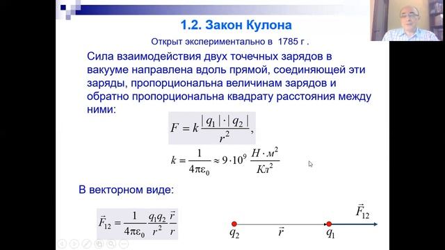 Лекция 1-2 Заряд Электромагнитное поле смотреть онлайн