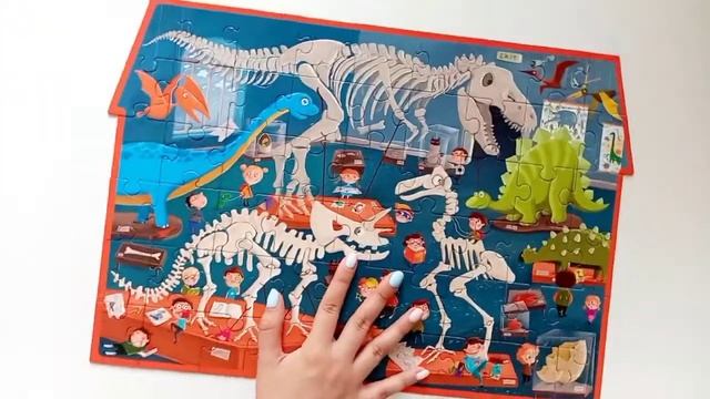 Roter Käfer Пазл детектив "Музей динозавров"/"Dino Museum" 54 элемента RK1080-05 смотреть онлайн