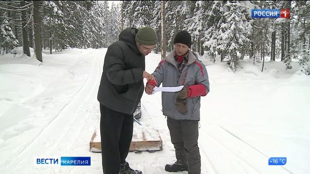 В Петрозаводске энтузиаст лыжного спорта нарезает лыжню для всех спортсменов города смотреть онлайн