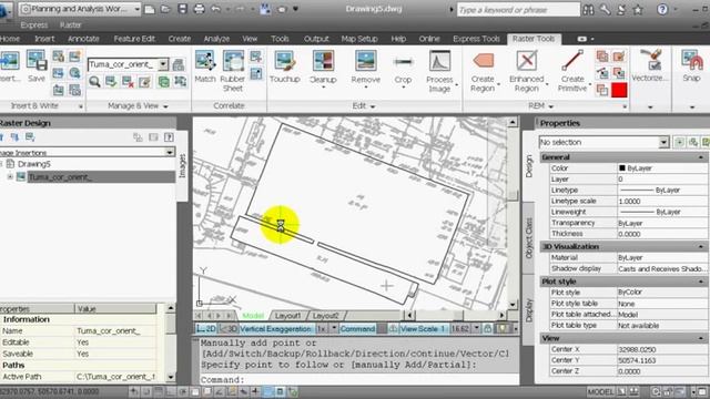 4 AutoCAD Raster Design Векторизация смотреть онлайн
