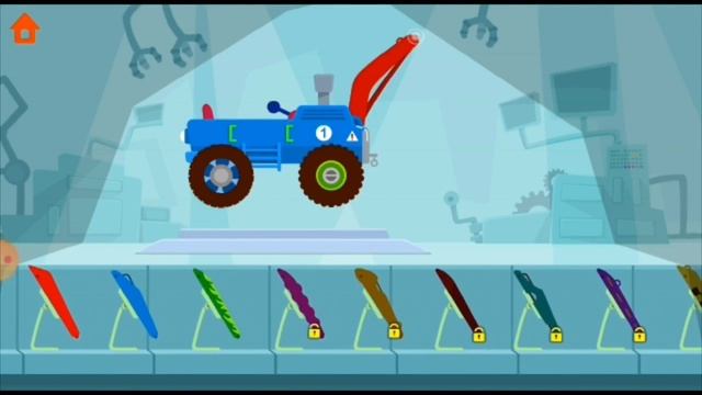 Dinosaur digger | Ride trucks and find treasure | kids fun game смотреть онлайн
