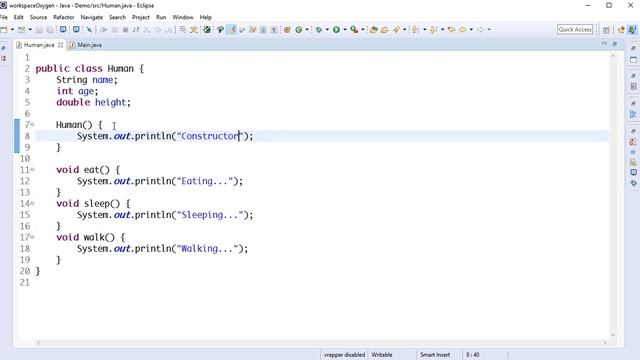 Java Class and Objects 4 - Constructor (Bangla) смотреть онлайн