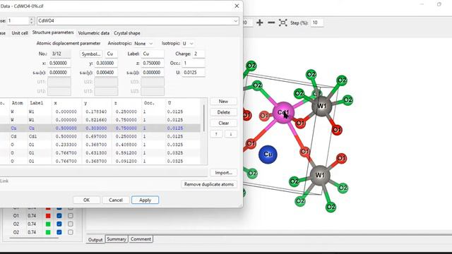 Visualize doped atoms in a crystal structure (unit cell) with VESTA смотреть онлайн