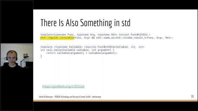 Hendrik Niemeyer "Intro to C++20's Concepts" смотреть онлайн