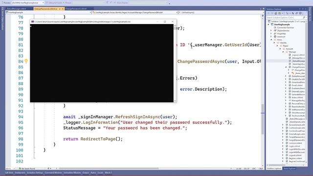 ASP.NET CORE Tutorial For Beginners 53 - Change Password смотреть онлайн