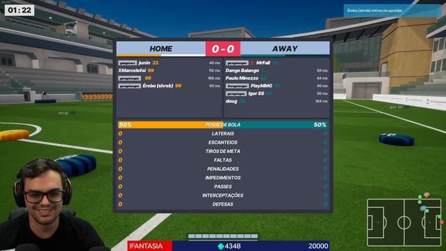 JOGUEI FUTEBOL DE BOTÃO COM O GALAXYYK