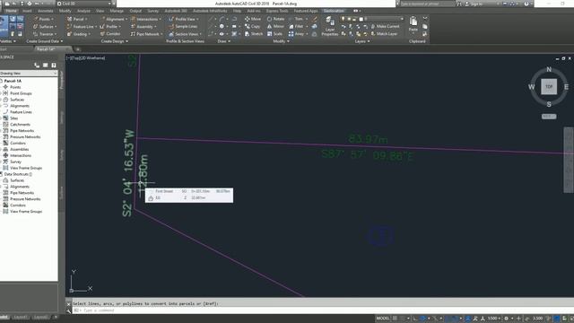 105 Exercise 1 Creating Parcels from AutoCAD Objects смотреть онлайн