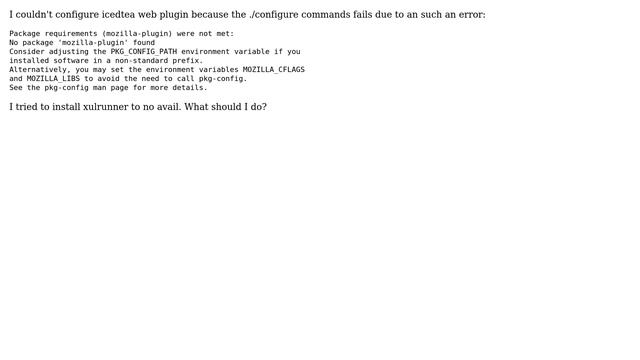 Ubuntu: Mozilla plugin not found to install icedtea смотреть онлайн