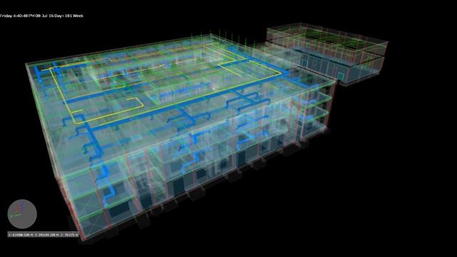 BIM: Timeline Simulation for a School Building смотреть онлайн