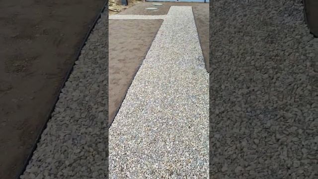 Парковка и садовые дорожки из щебня фракцией 5-20 смотреть онлайн