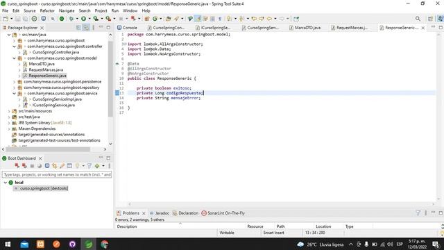 Curso Java - SpringBoot | Implementando Métodos save, saveAll Inserción|Actualización Única y Masiv смотреть онлайн