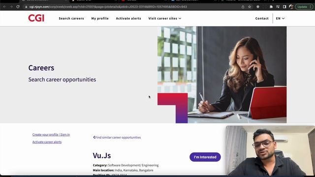 CGI Hiring For VUE.JS Developer (Fresher/Experienced) India | Salary 10LPA+ смотреть онлайн