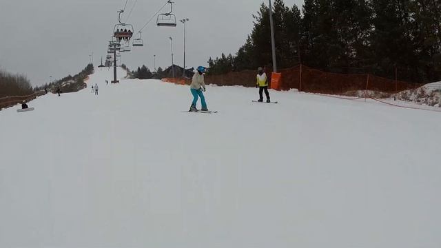 Свияжские холмы рядом с Казанью. Раннее открытие горнолыжного сезона! смотреть онлайн