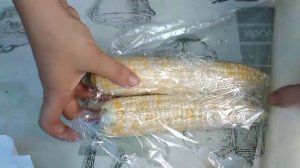 Кукуруза в микроволновке с маслом сливочным. Очень необычно вкусно