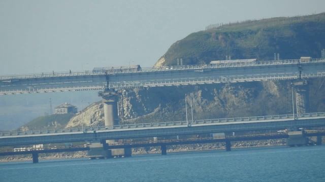 Фотографии керченского моста  большим зумом.Nikon Coolpix P900