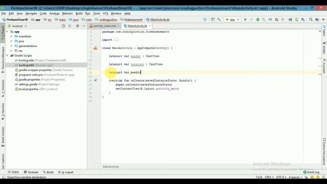 How to implement Firebase ML Smart Reply in Android Studio(Kotlin)||Hindi/Urdu смотреть онлайн