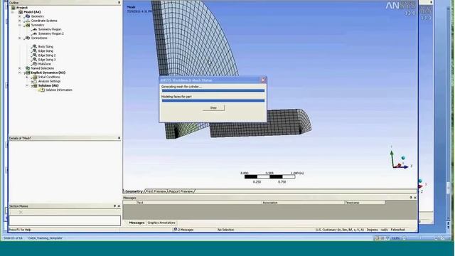 Getting Started with ANSYS Workbench Explicit Dynamics смотреть онлайн
