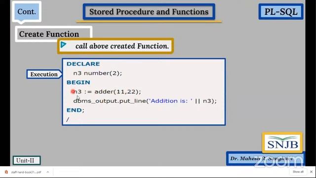 PL-SQL Basics, Procedure, Function and Cursor (Implicit and Explicit) смотреть онлайн