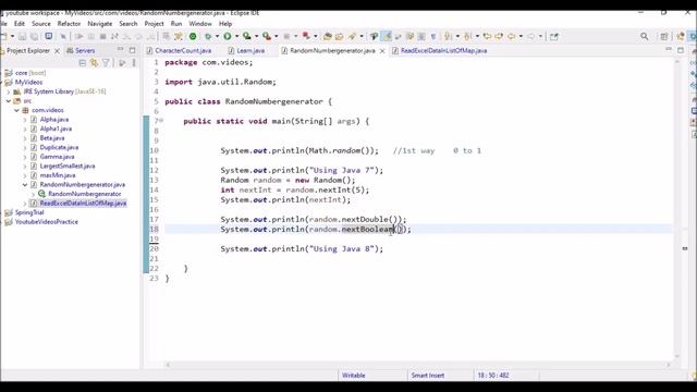 Generate Random Numbers Using Java 7 & 8 || Interview Special смотреть онлайн