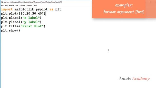 Python Programming Tutorials - Plot Function | pyplot module | matplotlib смотреть онлайн