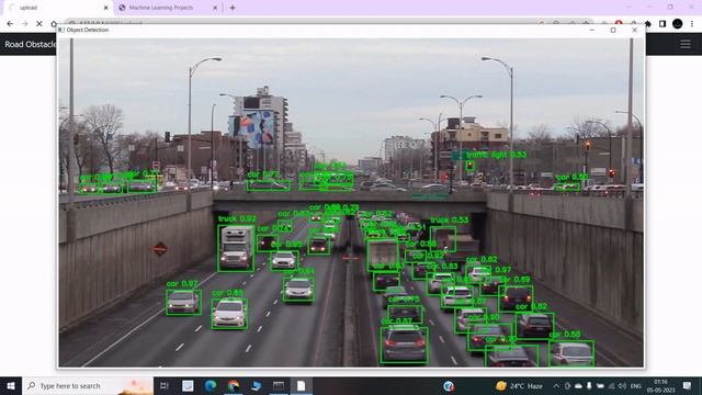 Road Obstacles Detection | Autonomous Driving | YOLO V3 | OpenCV | Final Year College Project | CSE смотреть онлайн