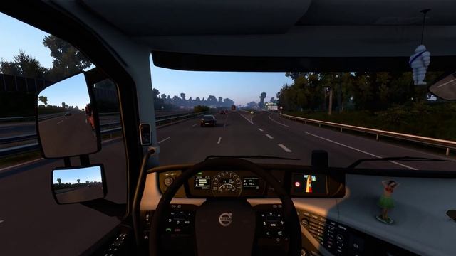 ETS 2. Начало пути. Бордо(Франция) - Псков(Россия). Дорожная фреза(44 тонны) смотреть онлайн