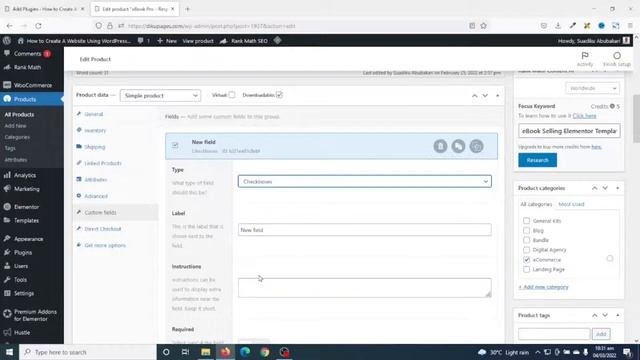 How To Add Custom Fields To WooCommerce Products | Advanced Product Fields For WooCommerce