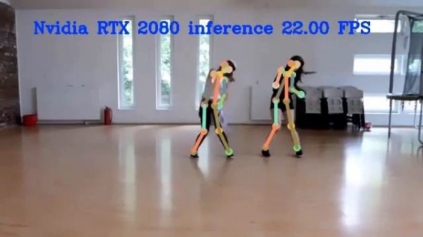 OpenPose neural network human pose estimation working with OpenCV on NVidia GPU