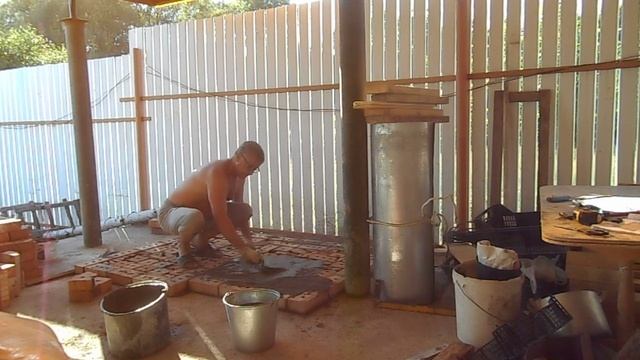 уличная русская печь под навесом смотреть онлайн