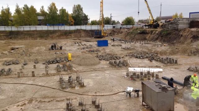 Срубка оголовок свай смотреть онлайн