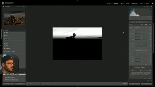 ОБРАБОТКА ПОРТРЕТА В LIGHTROOM: драматичное небо и теплая кожа с Amlab.me смотреть онлайн
