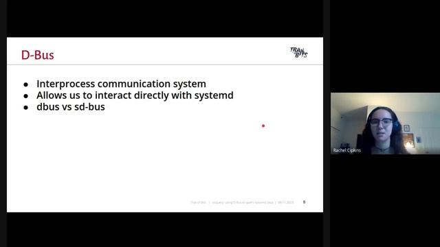 Using D-Bus to query systemd data смотреть онлайн