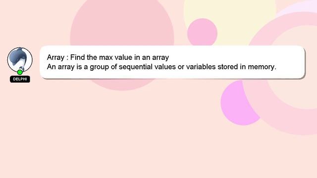 Array : Find the max value in an array смотреть онлайн