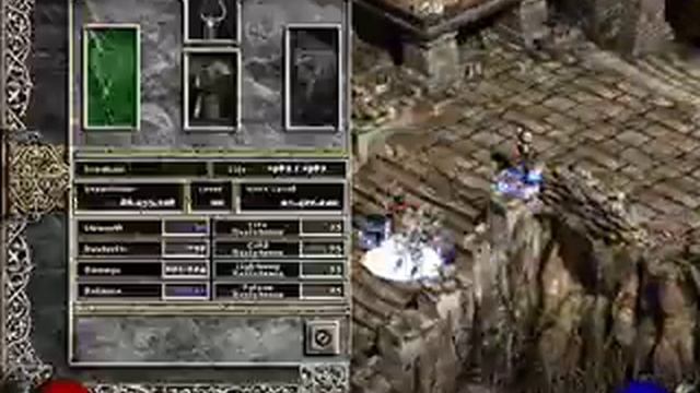 Diablo 2 Necro Bone/Summoner Fast solo uber run смотреть онлайн