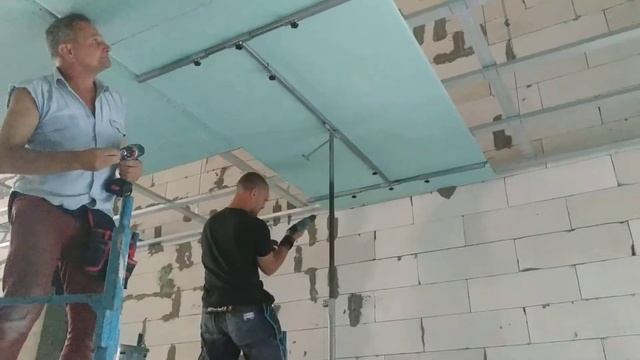 Лифт для гипсокартона, первое использование смотреть онлайн