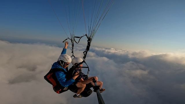 Полет на параплане. Гора Мамдзышха. Абхазия 2023. смотреть онлайн