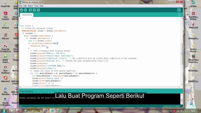 Belajar Arduino - Kontrol Lampu Menggunakan WebServer dengan Ethernet Shile смотреть онлайн