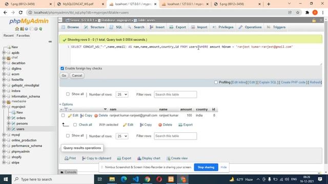 STRING FUNCTIONS CONCAT_WS() IN SQL - HINDI смотреть онлайн