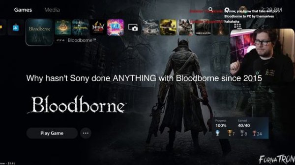 LETS TALK FromSoftware! Bloodborne on PC, Future Games - 🔴 FornaTRON LIVE