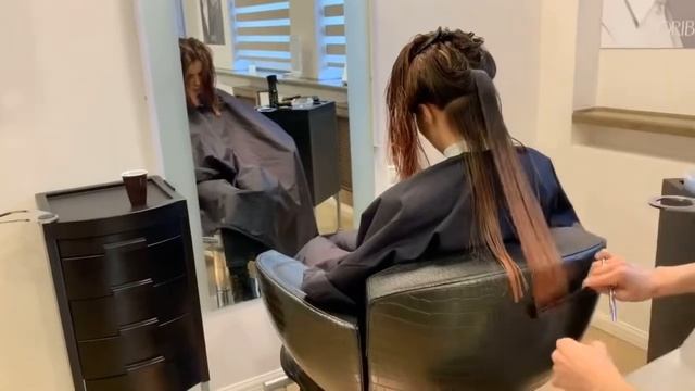 Растяжка цвета, рельефное окрашивание, мелирование, AirTouch смотреть онлайн