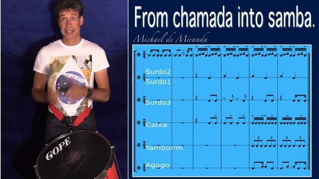 From chamada into samba, Lesson by Michael de Miranda смотреть онлайн