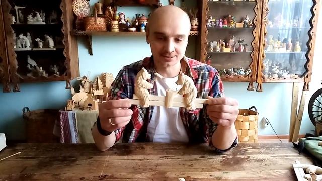 1. Этапы изготовления Богородской игрушки Кузнецы. Часть 1 смотреть онлайн